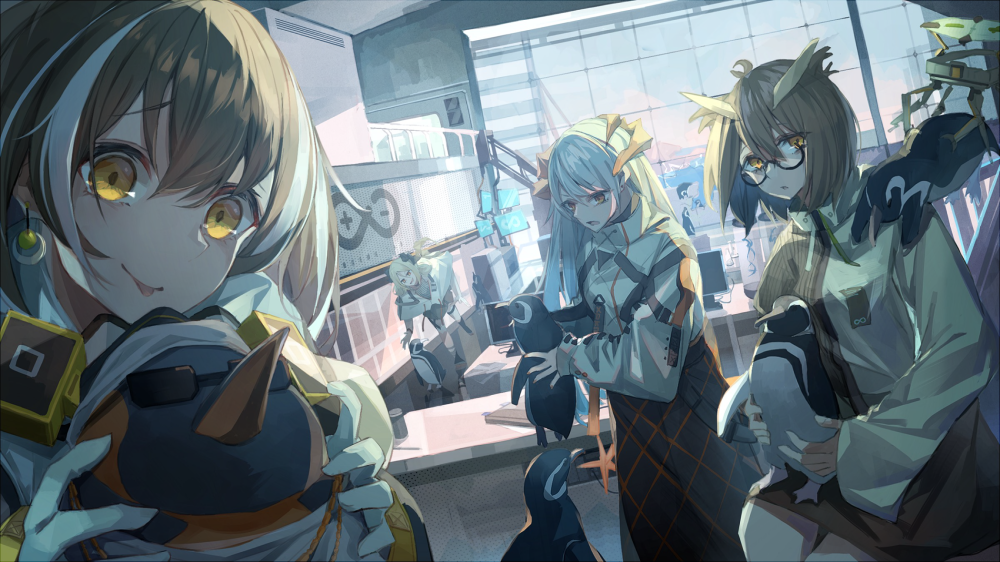 二次元美图,明日方舟:博士偶尔也会感到厌烦
