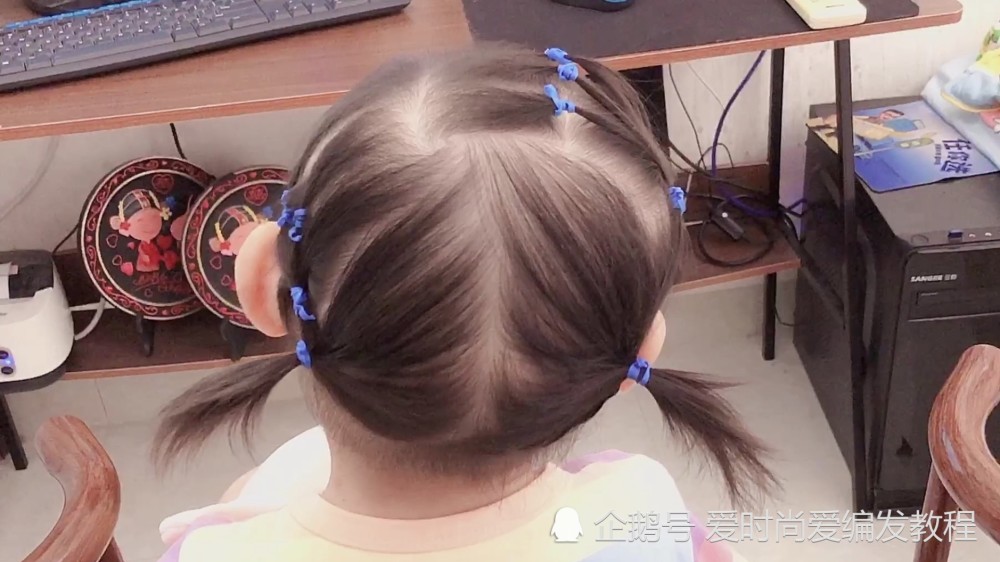 小女孩短发发型这样扎手残党也能学会