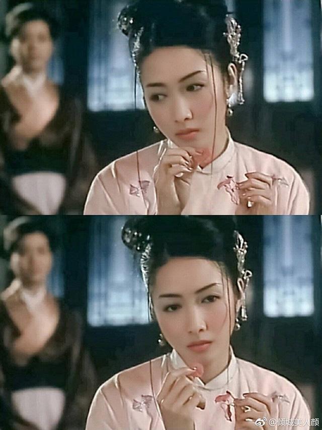 香港女神"黎姿"早期电影中的古装造型,网友回答只有两个字!