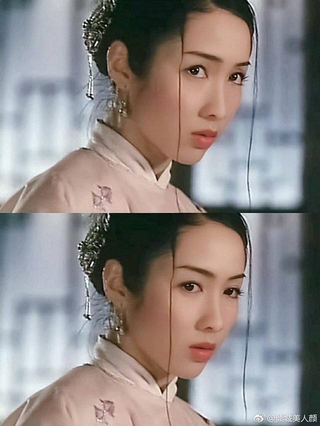 香港女神"黎姿"早期电影中的古装造型,网友回答只有两