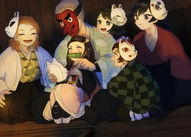 鬼灭之刃:鱼糕队三人组,帅到没朋友