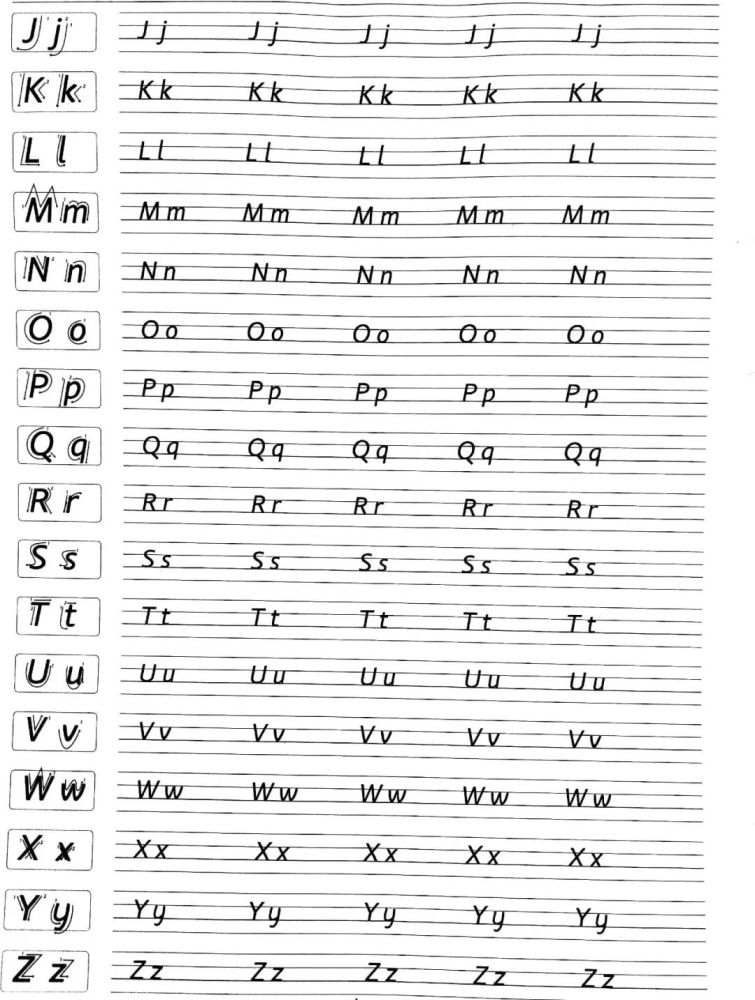 26英文字母曲谱(2)