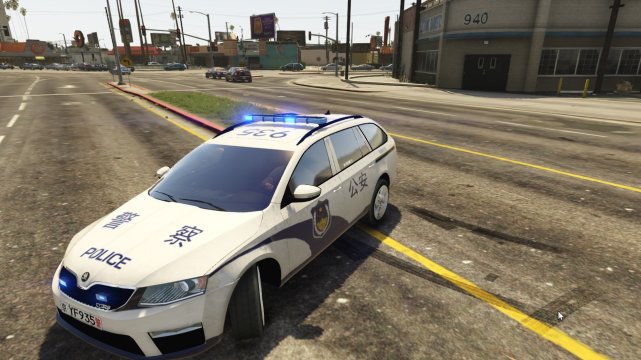 gta5中国涂装警车