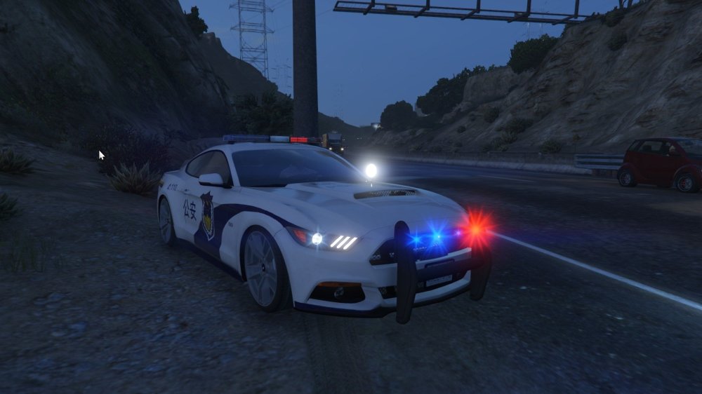 gta5中国涂装警车