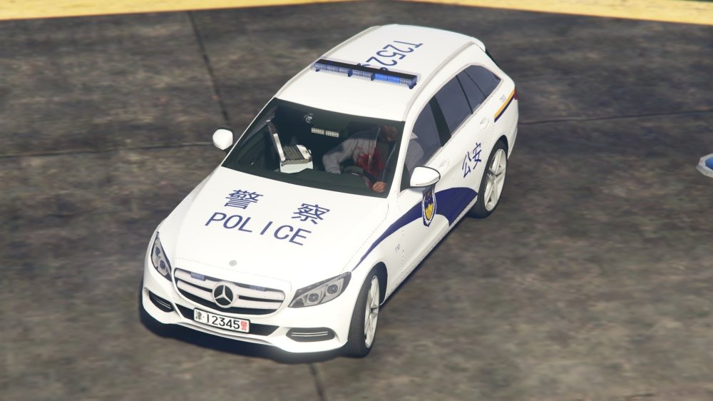 gta5中国涂装警车