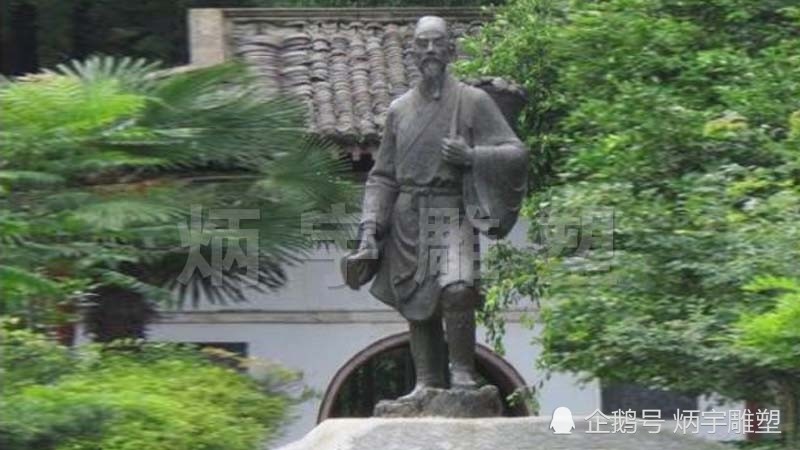 李时珍雕塑,中医文化雕塑,古代历史名人雕塑