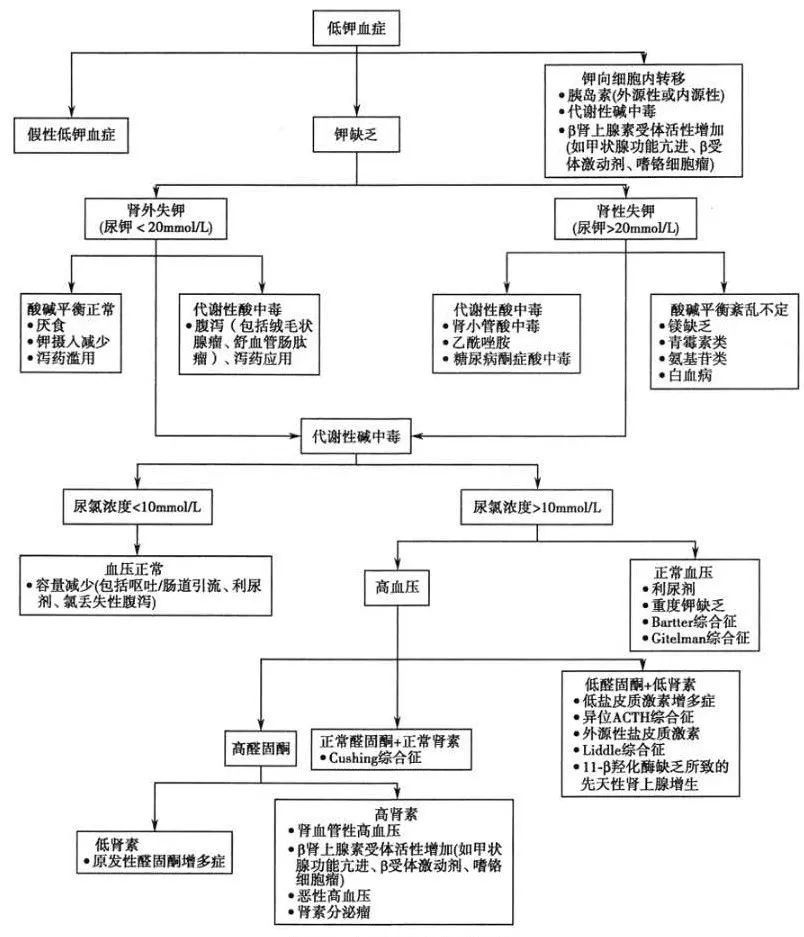 这里分享一张《实用内科学》上的诊断流程图供大家参考 免责声明:本