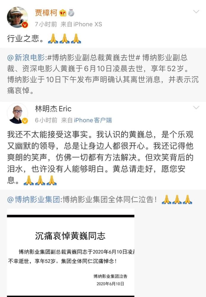 博纳副总跳楼身亡:十年建百家影院 曾畅想光荣退休