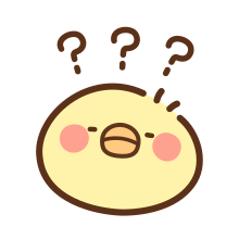 【表情贴】小黄鸡chick simple emoji静态mini表情包