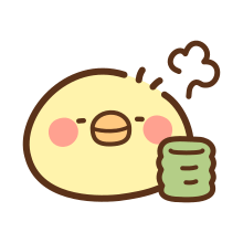 【表情贴】小黄鸡chick simple emoji静态mini表情包