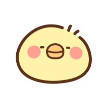 【表情贴】小黄鸡chick simple emoji静态mini表情包