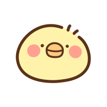【表情贴】小黄鸡chick simple emoji静态mini表情包