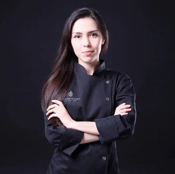 美女建筑师dinara kasko转行蛋糕师,创作出精美几何图案蛋糕