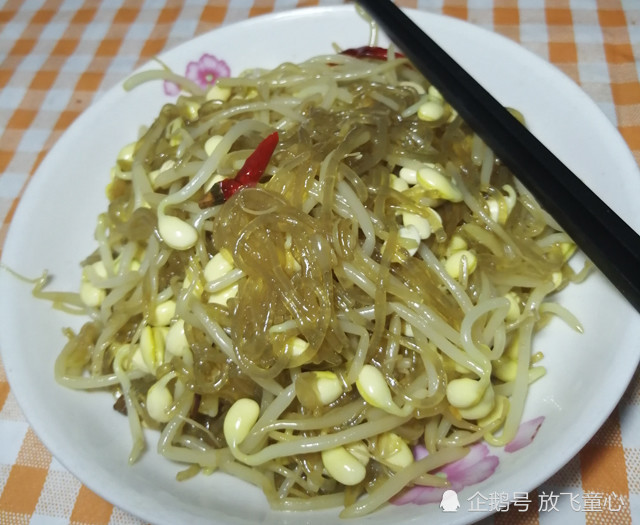 家常粉条炒豆芽,处理好这三个方面,豆芽爽口好吃,粉条