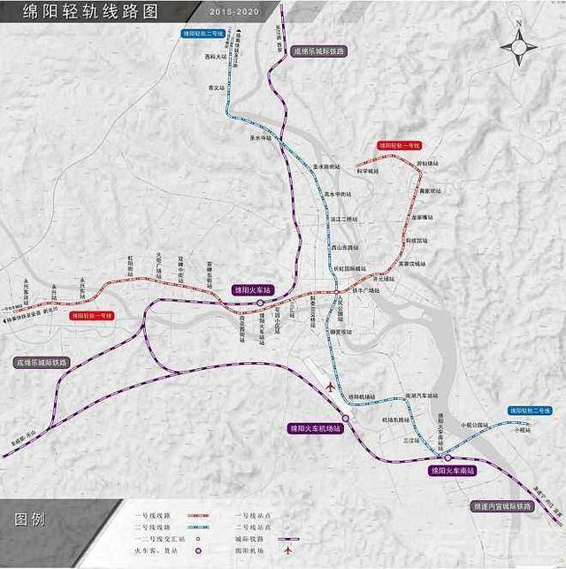 中国科技城绵阳四川第二大城市规划的5条地铁一直未开工