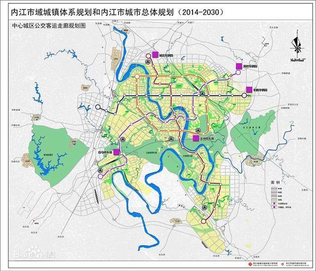 410万人口的内江市,规划4条轻轨线路 1条观光线,今年能动工吗