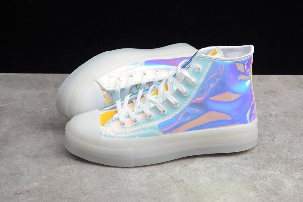 匡威高帮初代超级碗 converse 1970s 炫彩果冻镭射板鞋