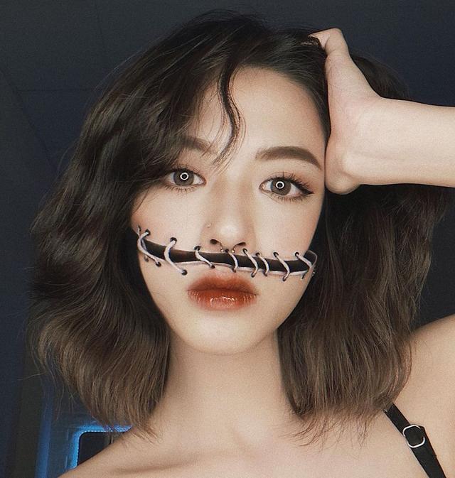 可惜了！21岁越南小姐姐美妆照，明明长得很美，却把自己画得如此意外