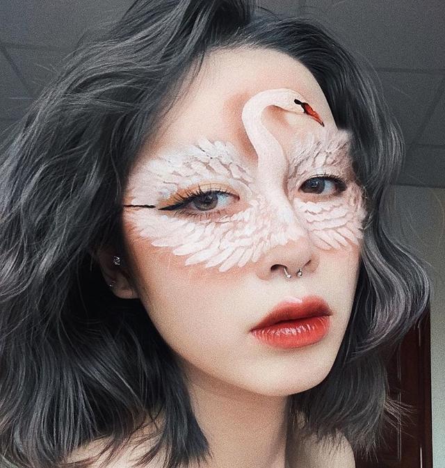可惜了！21岁越南小姐姐美妆照，明明长得很美，却把自己画得如此意外