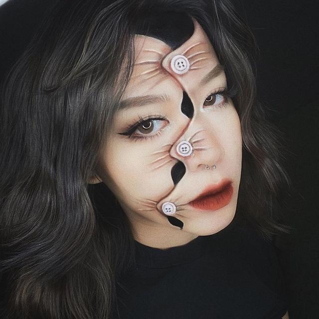 可惜了！21岁越南小姐姐美妆照，明明长得很美，却把自己画得如此意外