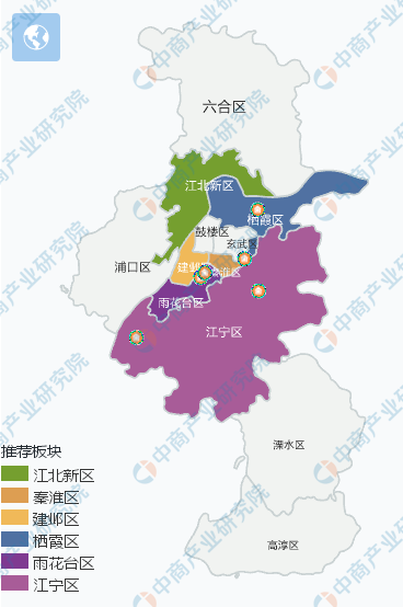 2020南京市人工智能产业招商投资地图分析