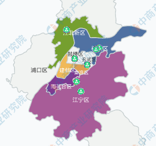 2020南京市人工智能产业招商投资地图分析