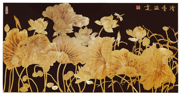 潜江麦秆画李洋芳
