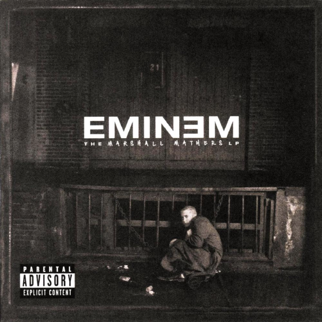 eminem 的《the marshall mathers lp》专辑封面