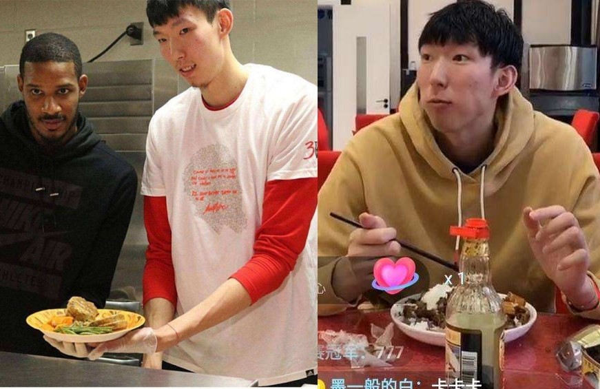 周琦吃鸡蛋灌饼是被人黑了,网友:易建联还吃