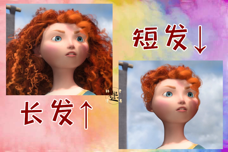 迪士尼公主的“长发”or“短发”？艾莎短发像老奶奶，安娜却好看