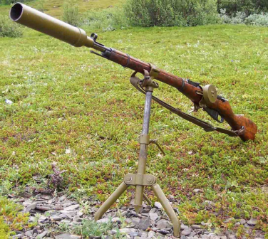 在代尔科诺夫发射器的基础上研发了一种叫vkg-40的小型反坦克枪榴弹