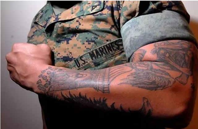 军队注重形象,美军能纹身我军为啥不能?国家用心良苦