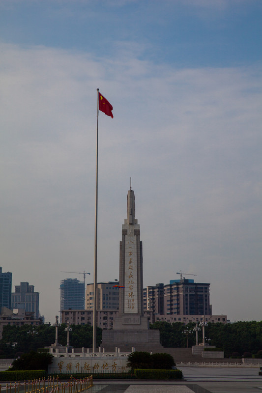 南昌八一广场军旗升起的地方