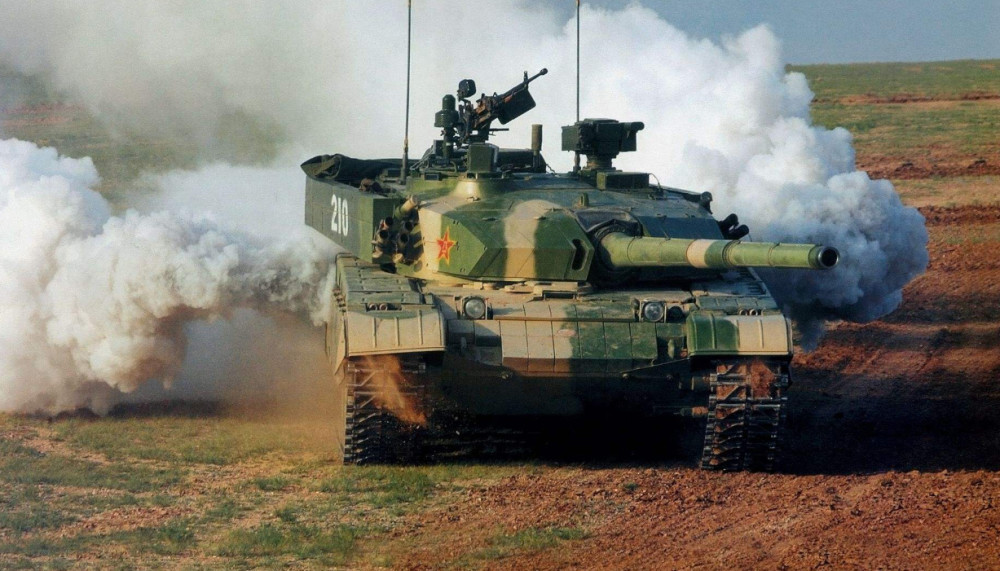 图为99式主战坦克