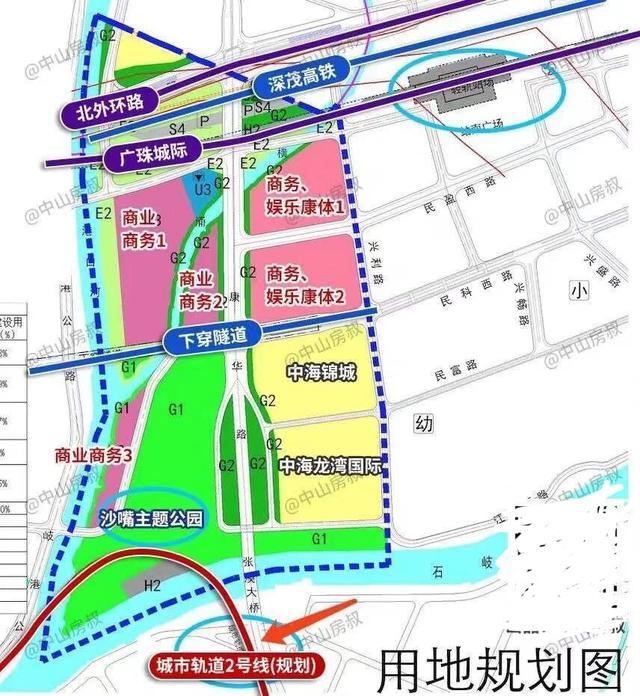 在中山未来的城市发展规划中,岐江新城被作为中山市提高中心城区首位