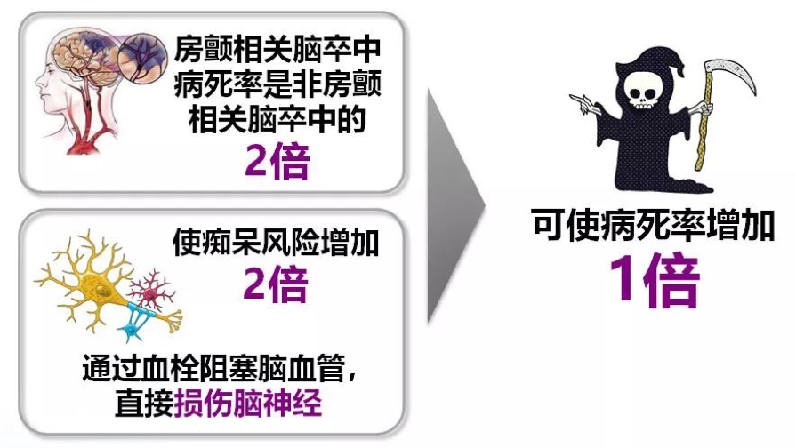 房颤虽属于心血管科疾病,但鉴于其与脑卒中的密切关系,在脑病科也备受