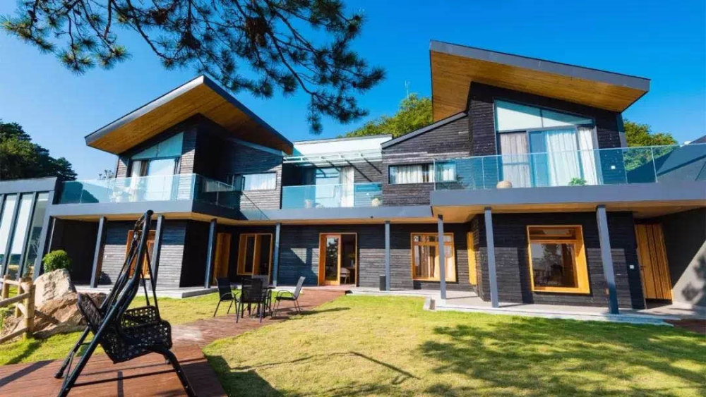 上海周边藏在大自然里的这几家神仙山居民宿草坪花园竹林深处桃野山间