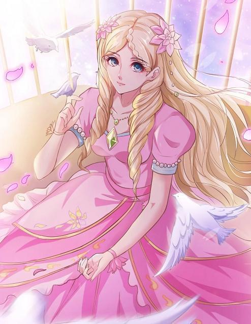 "冰灵"是叶罗丽最美的两位姑娘,漫画里似乎是灵公主更