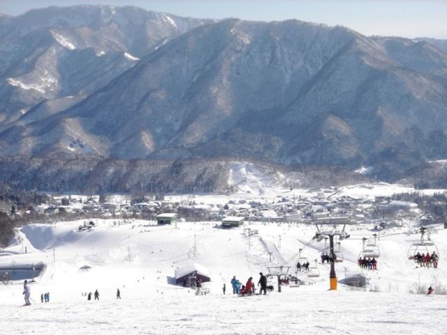 栂池高原滑雪场的面积是白马地区第二大的雪场,仅次于八方尾根滑雪场