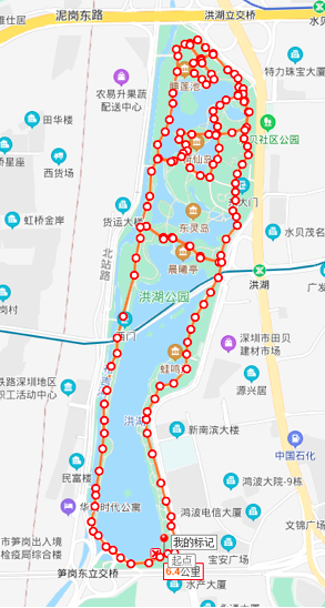 该段绿道连接了仙湖植物园,林果场,荔枝林和槟榔公园; 第三条为河滨沁