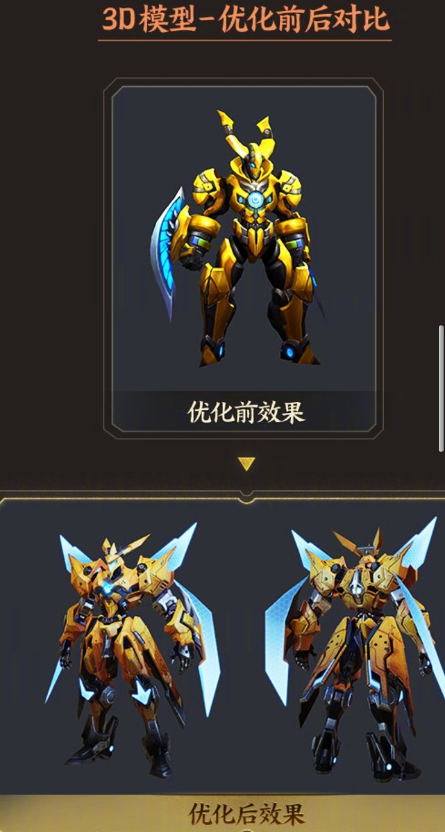 王者荣耀:墨子双皮肤优化,金属风暴变高达,龙骑士变传说!