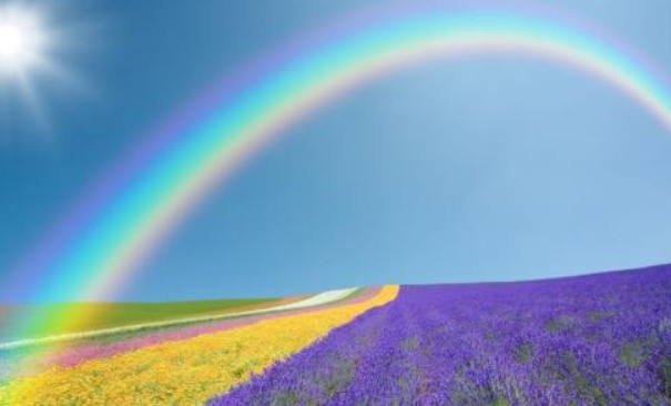 心理测试:雨后彩虹,你喜欢哪条?测你近期有什么好运到