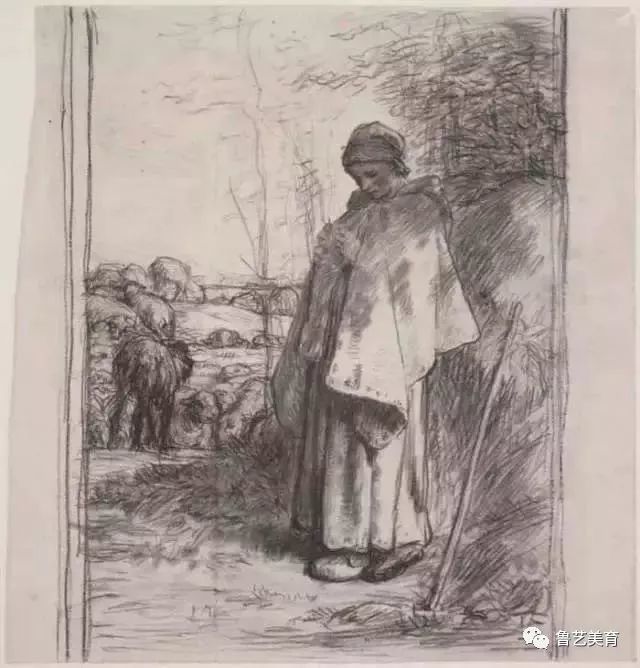 米勒素描速写作品全集