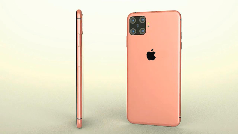 iPhone12概念图：无刘海打孔屏浴霸5镜头，回归指纹解锁是最大惊喜,iphone12,刘海,指纹...
