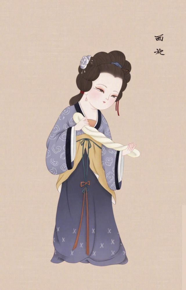 古风插画凭美貌才华功绩而流传千古的9位奇女子