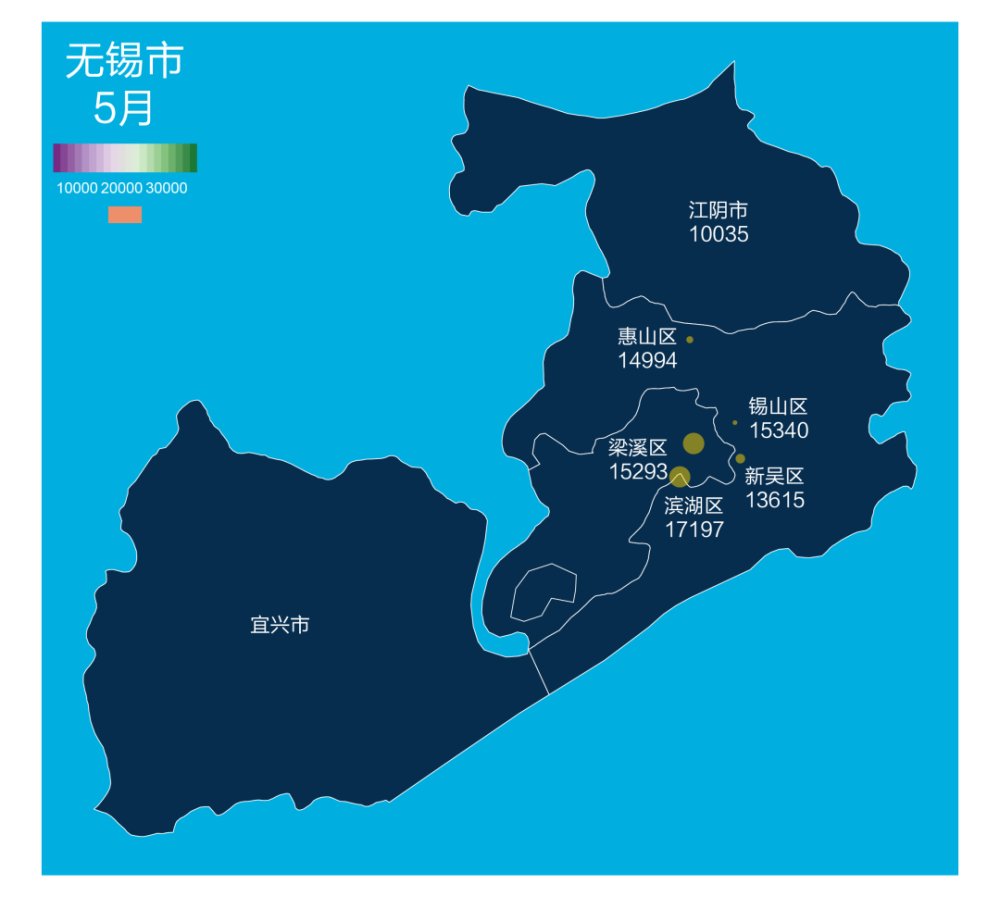 无锡市 均价15251 置信区间[14866,15636]