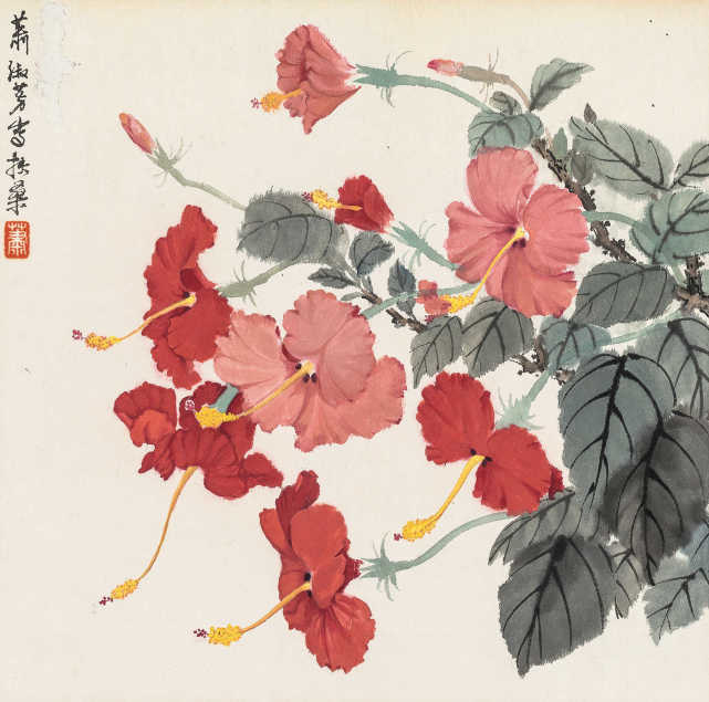 萧淑芳花卉画:丹青春如锦,心香净无尘