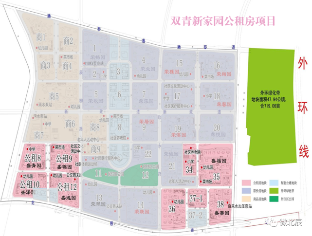 好消息!双青新家园公租房项目全部配套公建完成验收