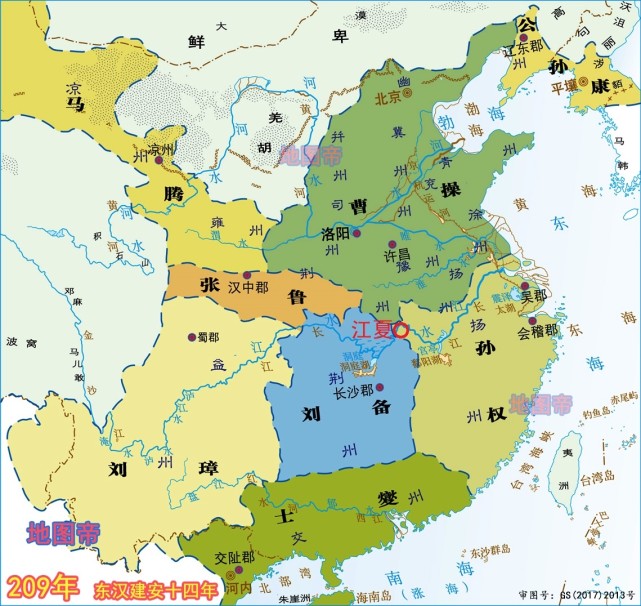 三国时期江夏郡有何特殊,让孙策与孙权先后三次大规模进攻?