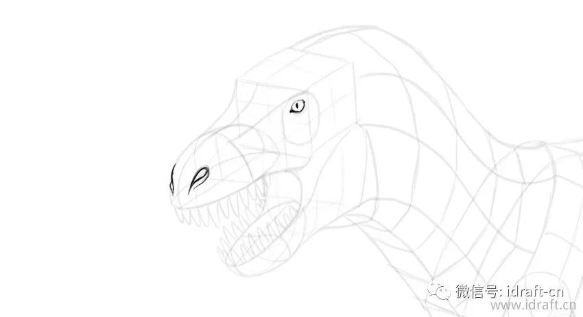 怎么画霸王龙-恐龙画法的超详细素描教程